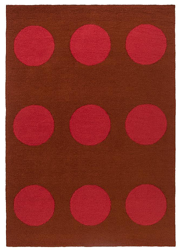 Dywan Uliczny Habitat Festival Dots Red 495800