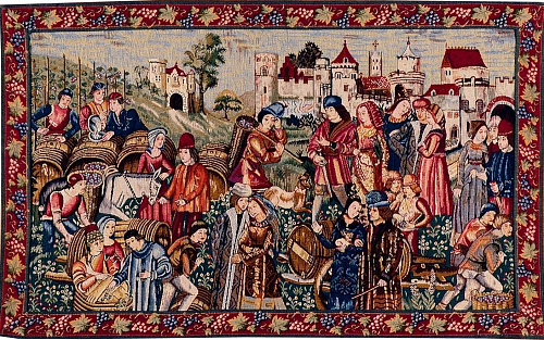 Gobelin Wine Market with Border