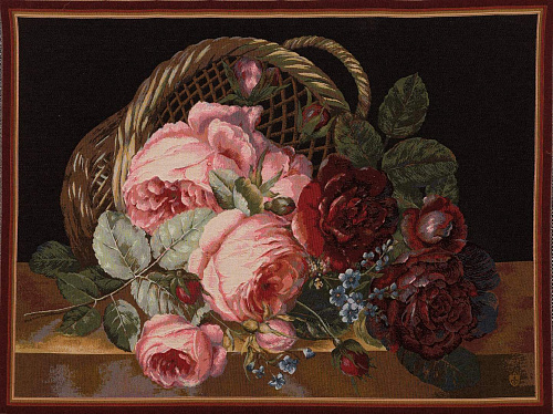 Gobelin Bunch of Flowers Silk