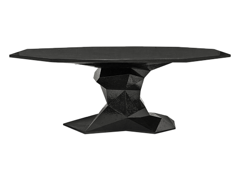 Stół jadalniany Bonsai z czarnego marmuru Luxe