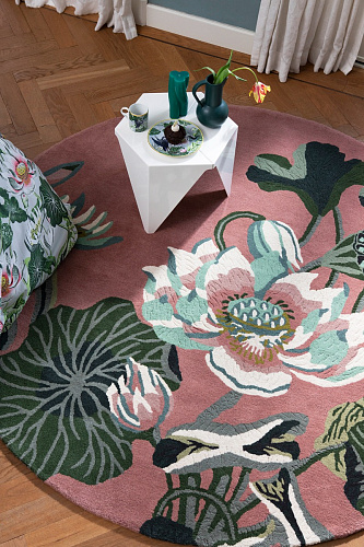 Dywan Okrągły Waterlily Dusty Rose 38602