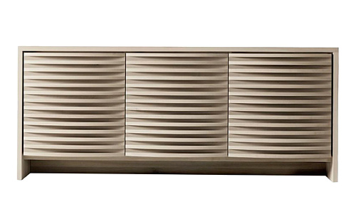 Szary kredens Onda z litego orzecha