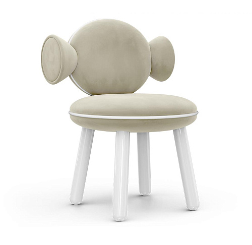 Kremowy puf Lollipop