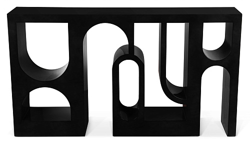 Konsola premium błyszcząca czarna