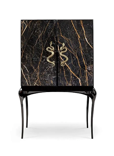 Szafka barowa Nirvana z marmurem Port Laurent