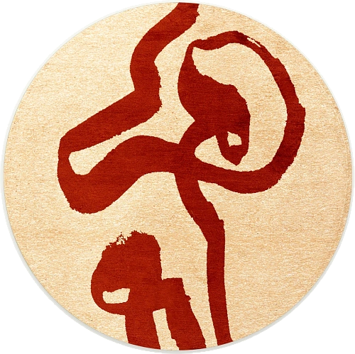 Dywan okrągły Imperial Red 9847