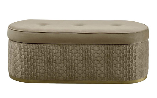 Beżowa ławka Oliver