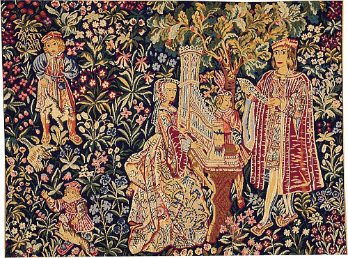 Gobelin Lady with Organ without Border