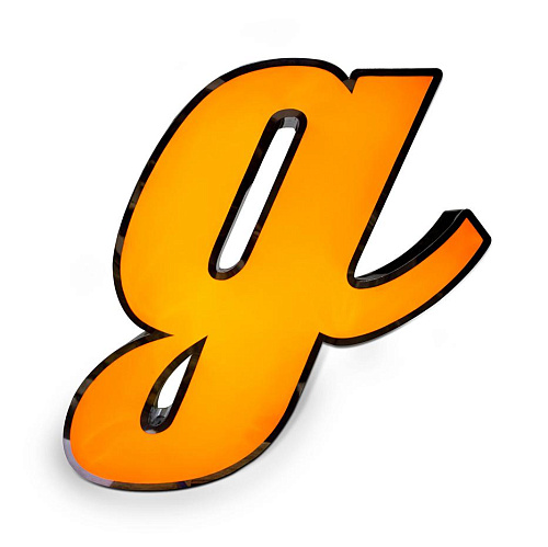 Oświetlenie literka G – Glowing