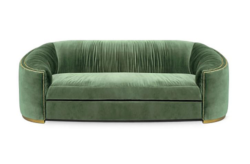 Sofa zakrzywiona Premium Comfort zielona