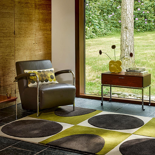 Dywan Spot Square Walnut/Lichen