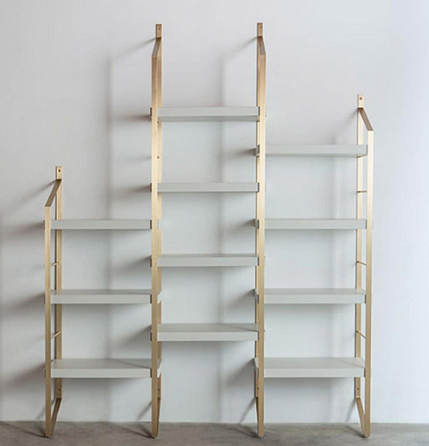 Wielopoziomowy Regał Drewniany