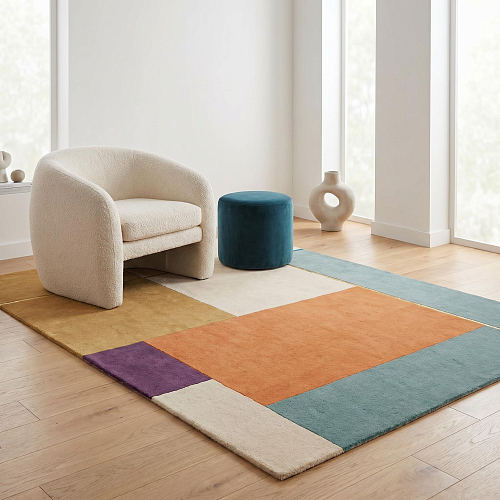 Dywan Warm Blocks