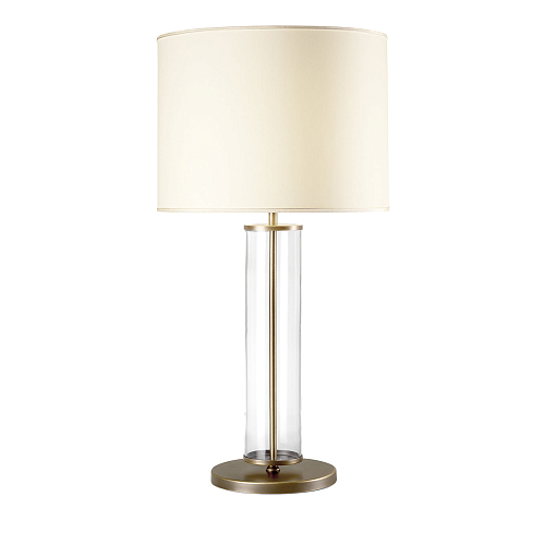 Elegancka palona metalowa lampa stołowa