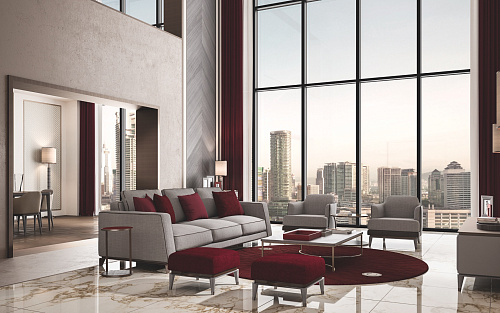 Tapicerowany podnóżek