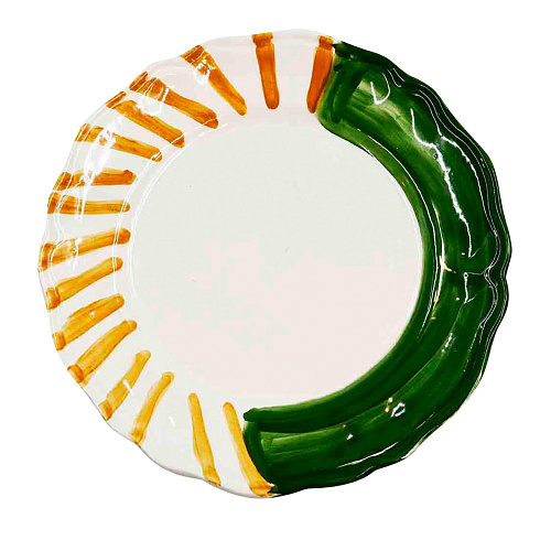 Ręcznie robiony talerz ceramiczny