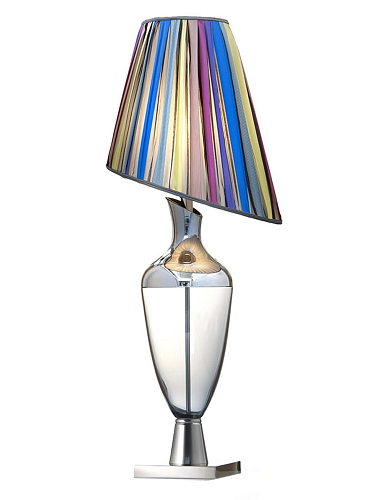 Muranowa lampa stołowa wielobarwna Fumé