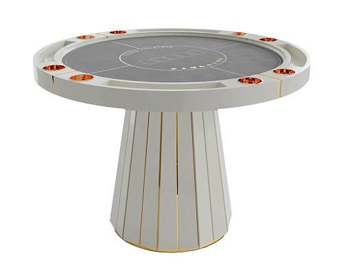 Stół pokerowy Regal White