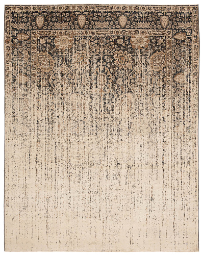 Dywan Tabriz Riverside Vendetta Black Beige Silk