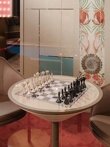Stół szachy i backgammon Goemon