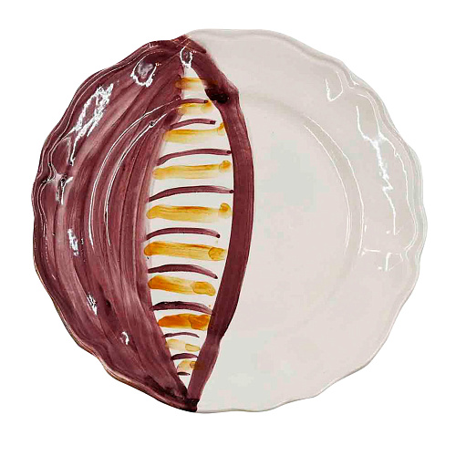 Ręcznie robiony talerz ceramiczny