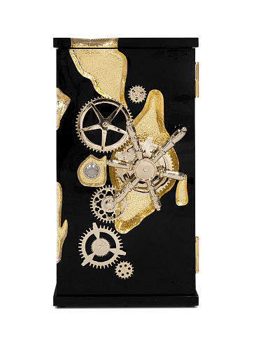 Czarno-złoty sejf Elite Tycoon