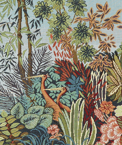 Gobelin The Heron in Nature Anne Leurent