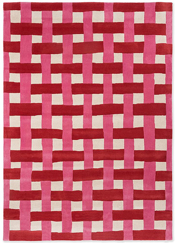 Dywan Basket Weave Coral/Rose