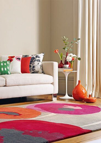 Dywan Poppies Red
