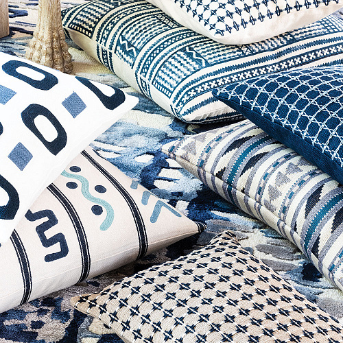 Poduszka Kuba Indigo 60 × 60