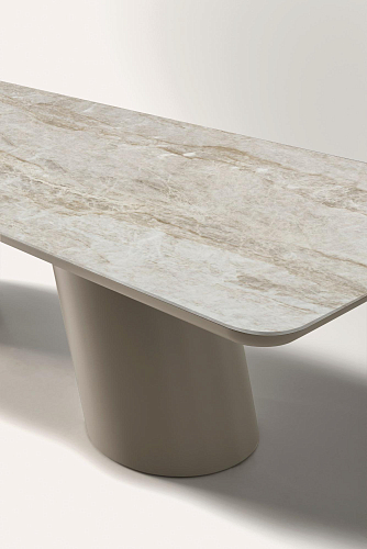 Stół jadalniany Altea z beżowym blatem ceramicznym