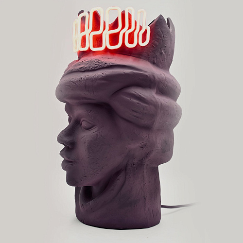 Ręcznie wykonana rzeźba Głowa Maura Neo