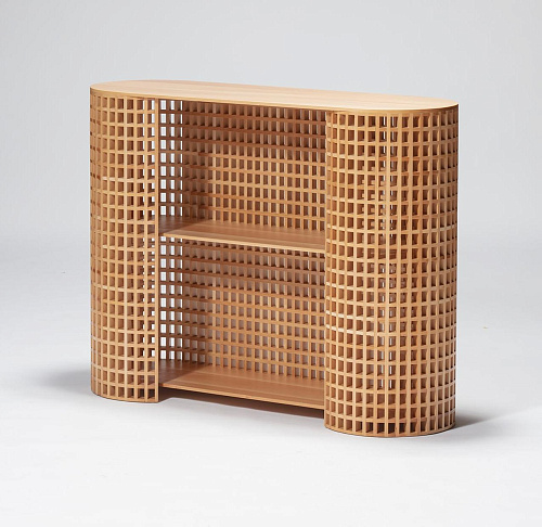 Drewniana Szafka z Fakturą