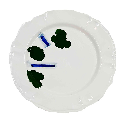 Ręcznie robiony talerz ceramiczny