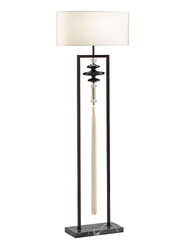 Lampa stojąca z marmurową podstawą