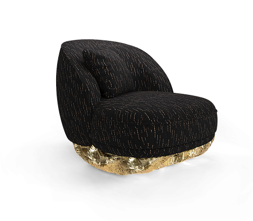 Fotel Angora II czarny
