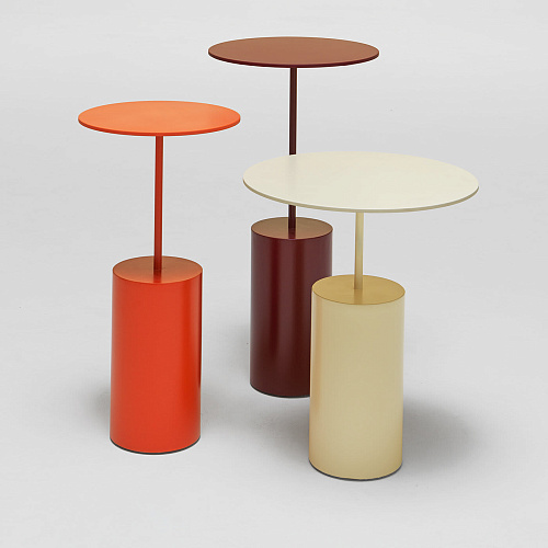 Pomarańczowy włoski stolik boczny Cocktail