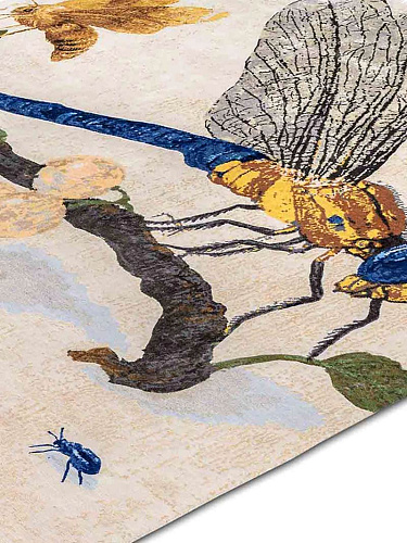 Dywan Dragonfly Original on GreyWhite