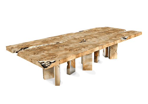 Stół jadalniany Dominion z drewna topoli