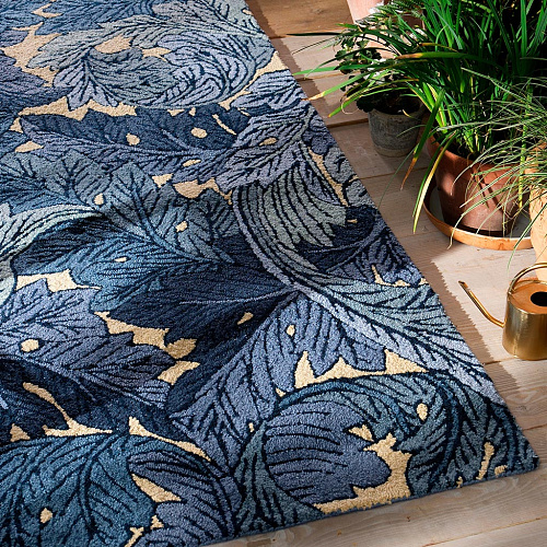 Dywan zewnętrzny Acanthus Indigo