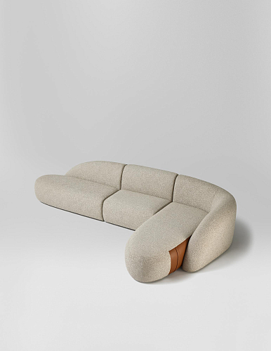 Beżowa sofa Beluga