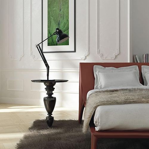 Łóżko Lucrezia skórzane włoskie