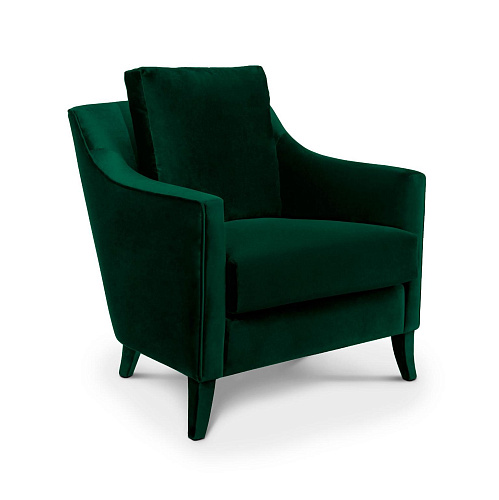 Fotel welurowy pluszowy