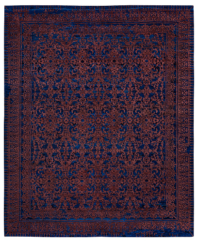 Dywan Ferrara Radi Little Rocked Brown Blue