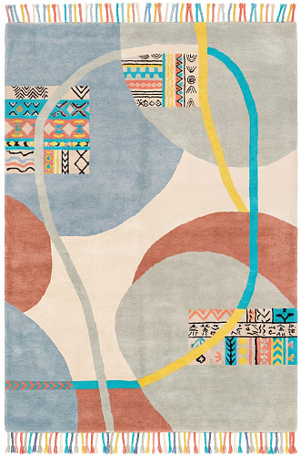 Dywan Playful Orbits Blue
