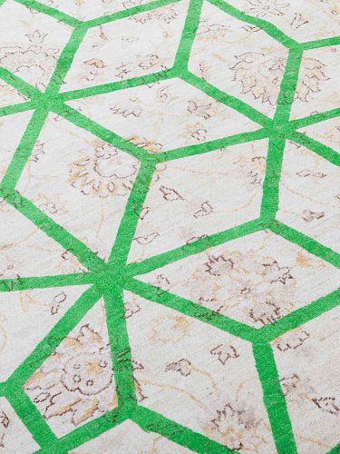 Dywan Double Layer Green