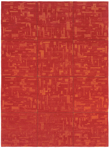 Dywan Map Red