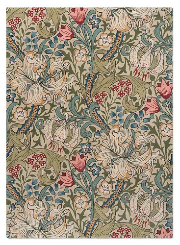 Dywan Golden Lily Green Red