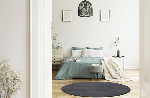 Dywan Queen PS Antracite Ø 150 cm