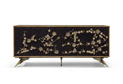 Kredens Mirage z piór fioletowych